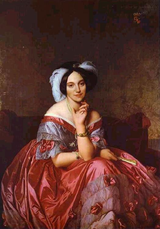 Jean Auguste Dominique Ingres Portrait of Baroness James de Rothschild France oil painting art